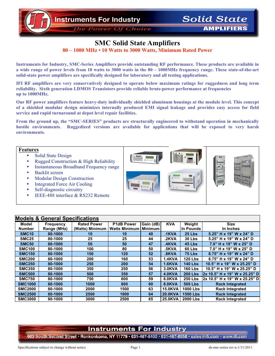 Atec IFI-SMC Series User Manual | 4 pages