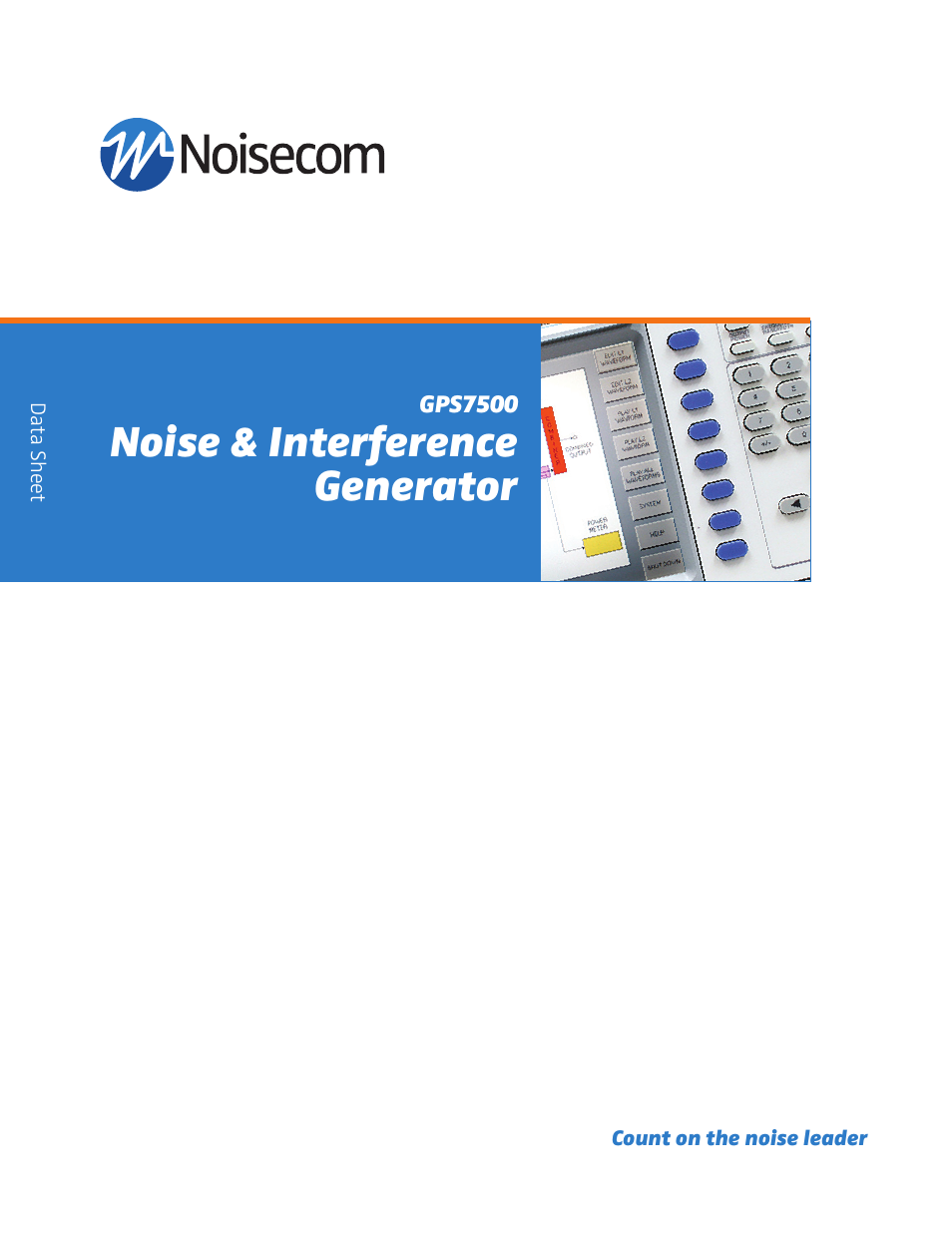 Atec Noise-Com-GPS7500 User Manual | 6 pages