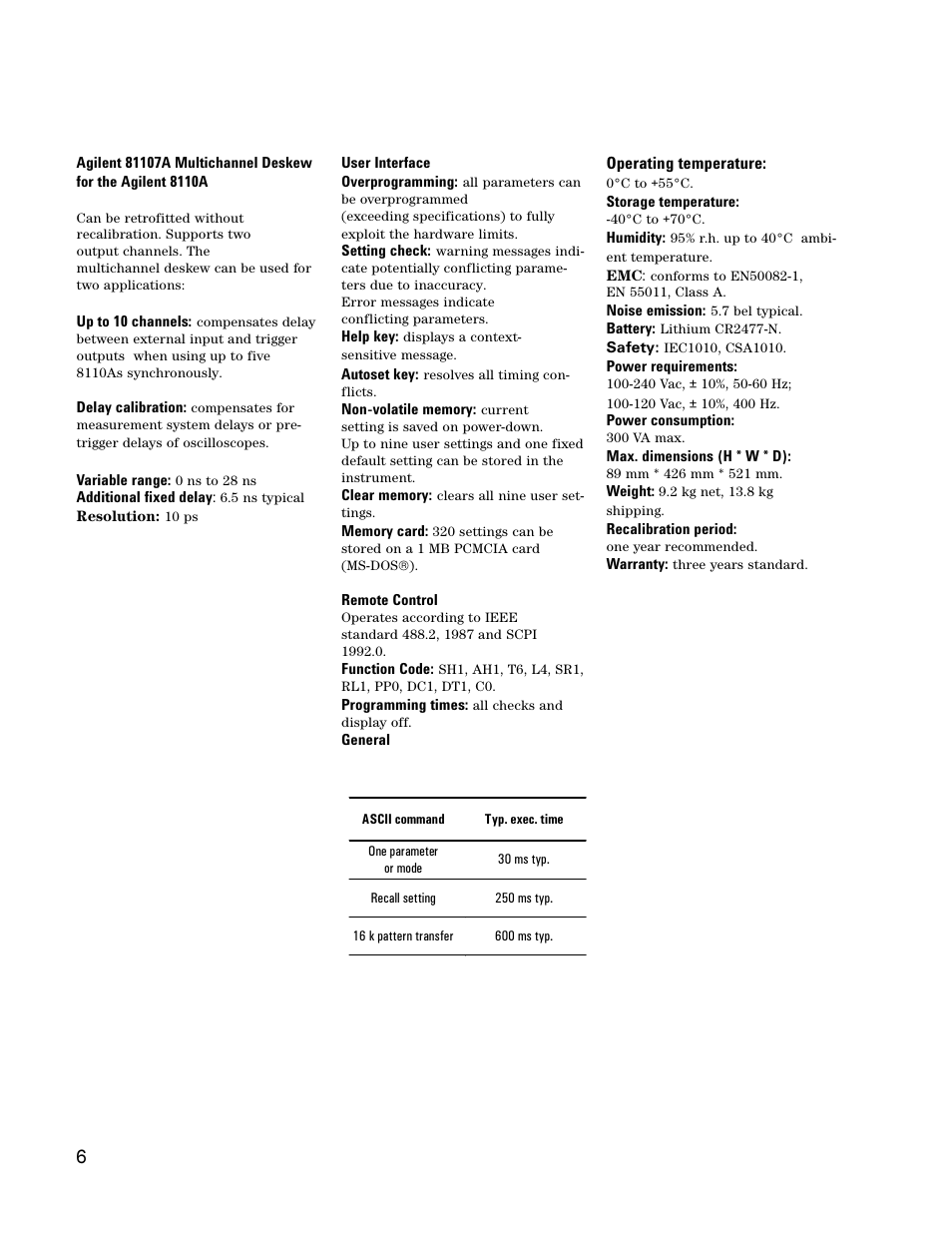 Atec HP-Agilent-8110A User Manual | Page 6 / 8