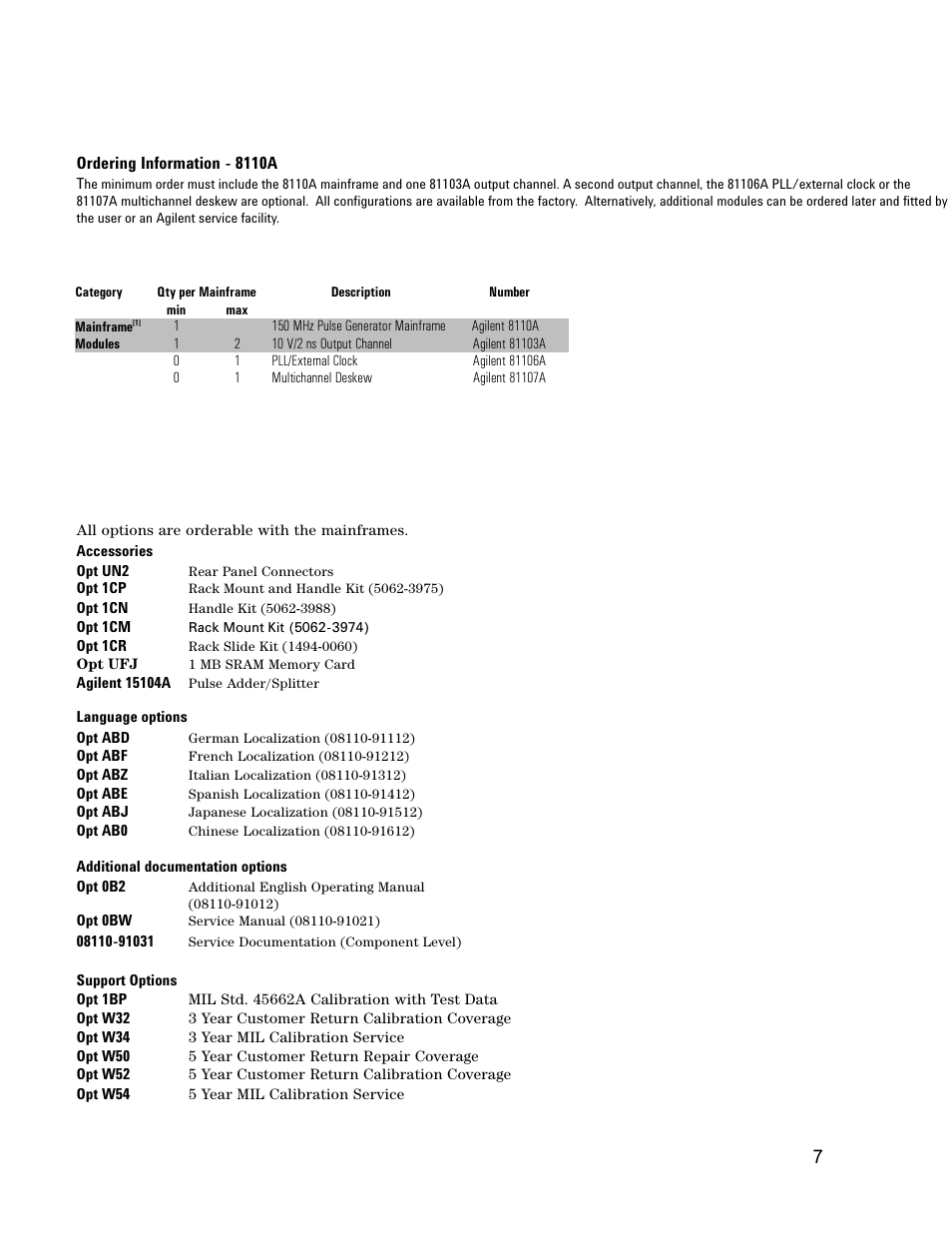 Atec HP-Agilent-8110A User Manual | Page 7 / 8