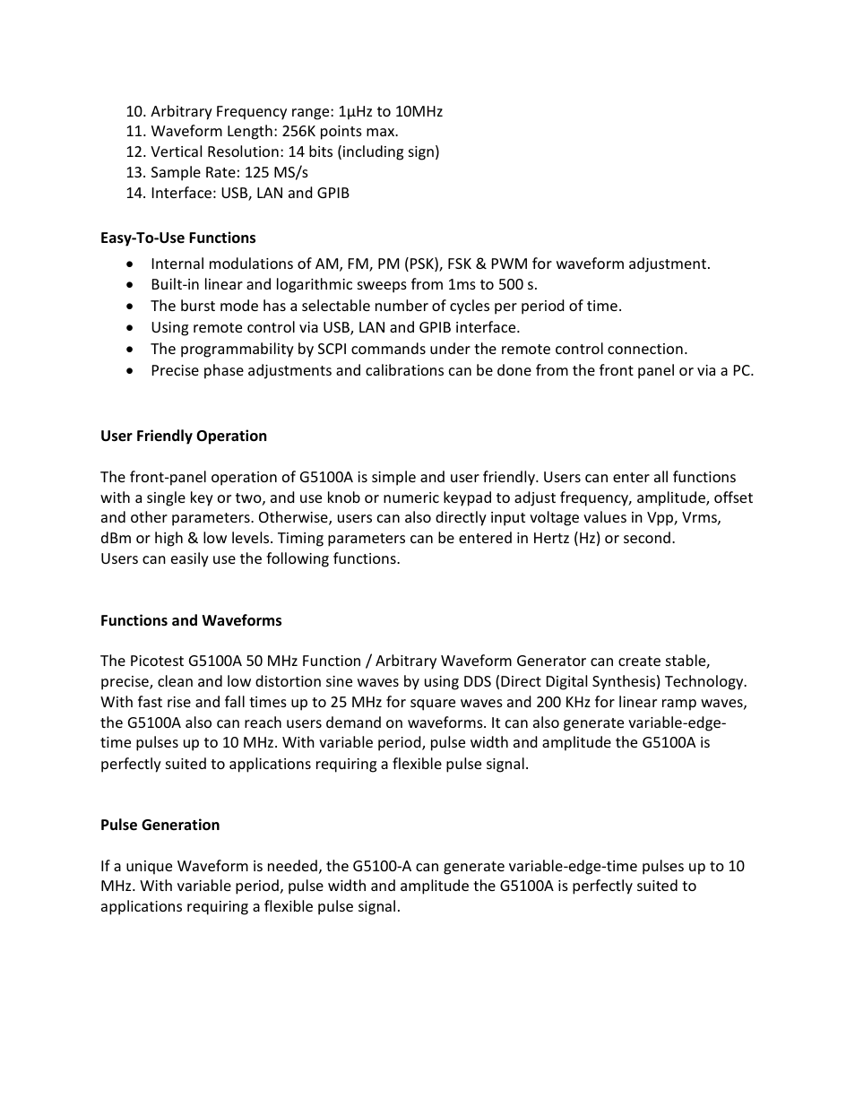 Atec Picotest-G5100A User Manual | Page 2 / 9