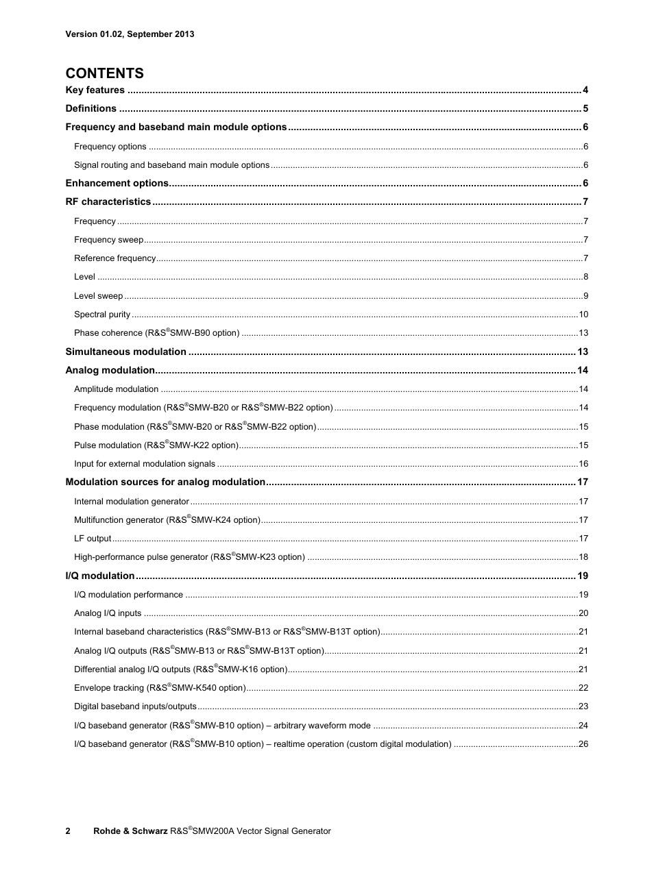 Atec RohdeSchwarz-SMW200A User Manual | Page 2 / 44