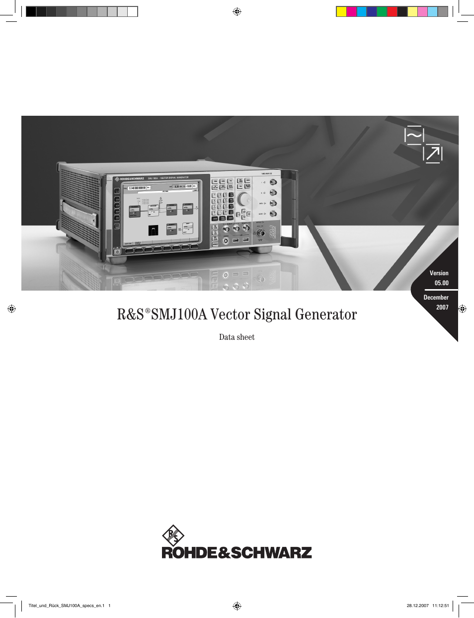 Atec Rohde-Schwarz-SMJ100A User Manual | 36 pages