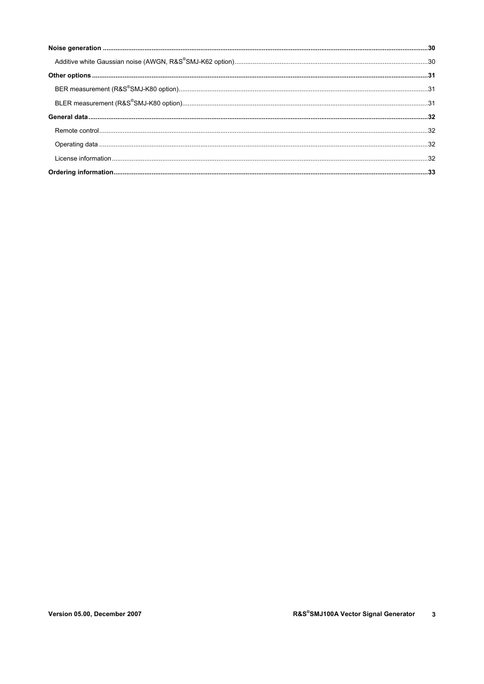 Atec Rohde-Schwarz-SMJ100A User Manual | Page 3 / 36