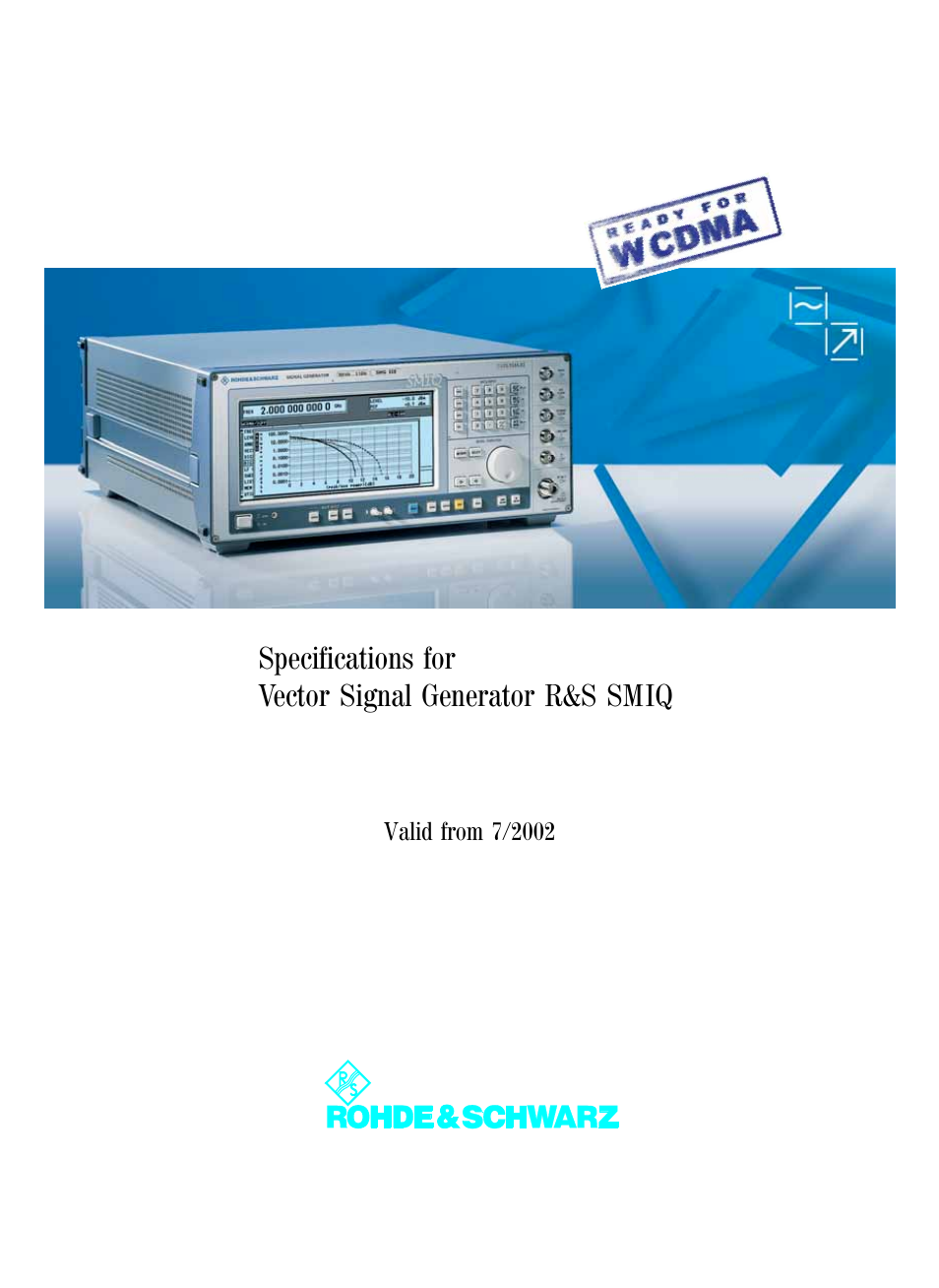 Atec Rohde-Schwarz-SMIQ Series User Manual | 32 pages