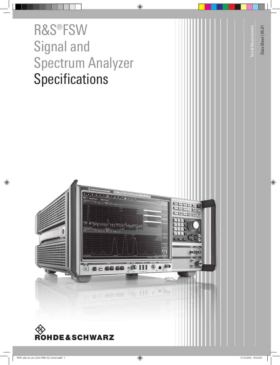 Atec Rohde-Schwarz-FSW User Manual | 32 pages