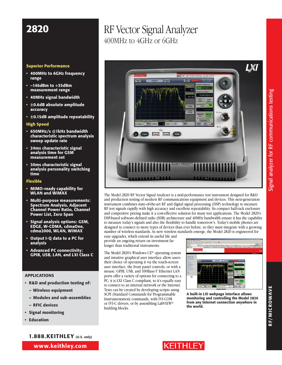 Atec Keithley-2820 User Manual | 12 pages