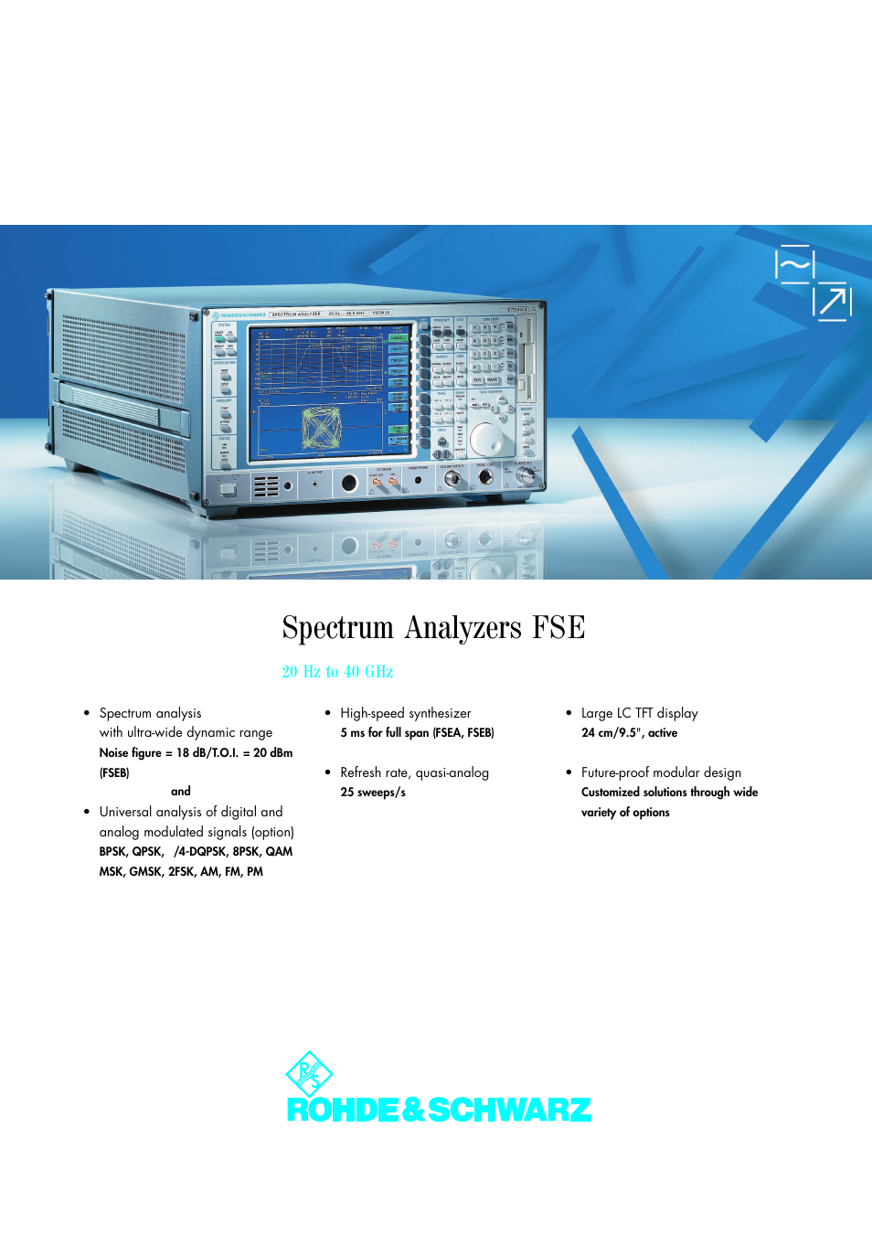 Atec Rohde-Schwarz-FSE User Manual | 8 pages