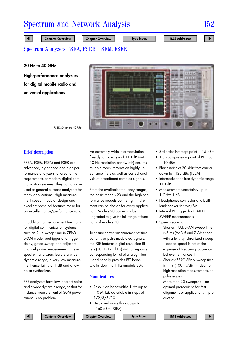 Atec Rohde-Schwarz-FSEM20 User Manual | 6 pages