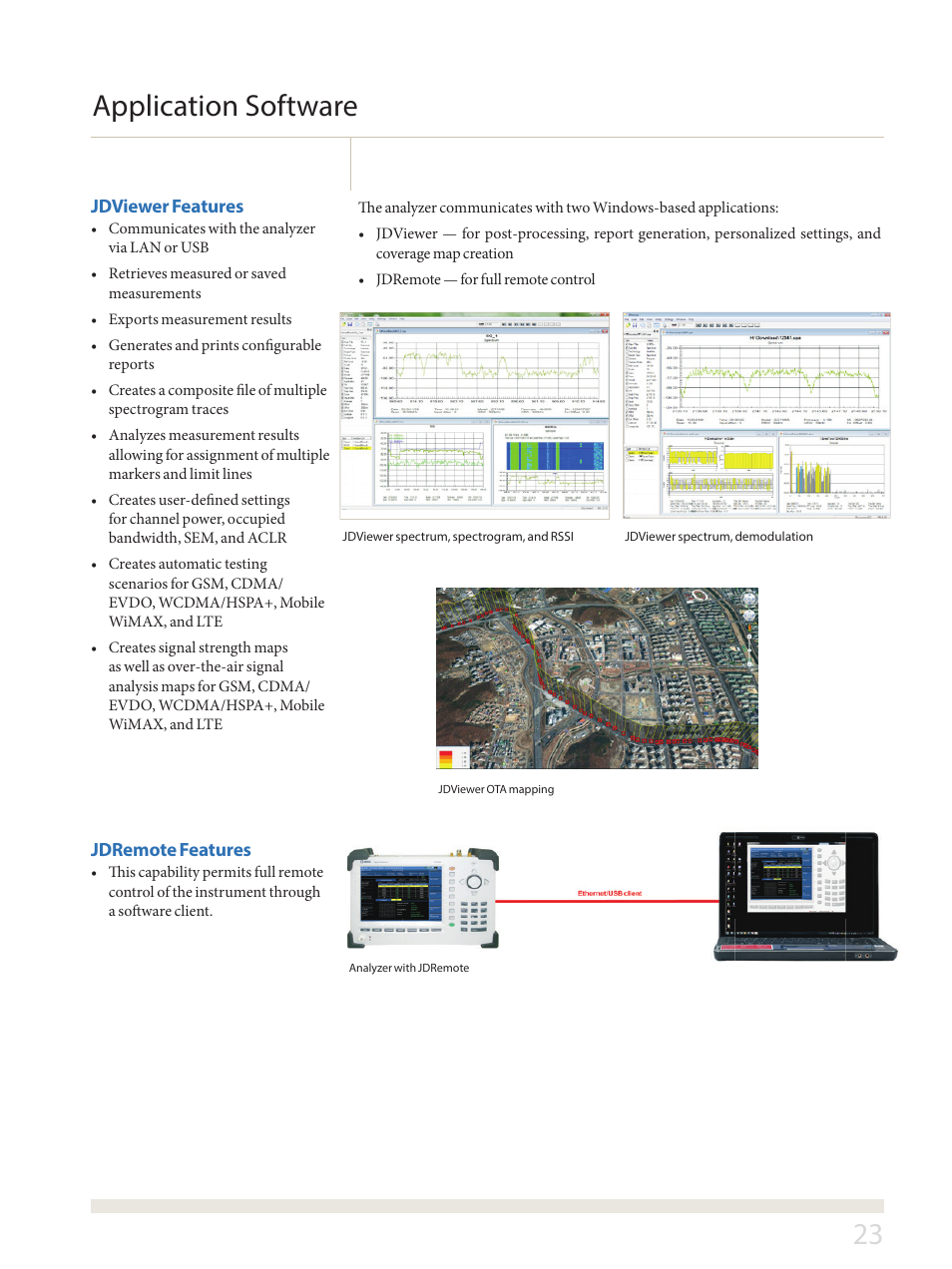 23 application software | Atec JDSU-JD748A-JD788A User Manual | Page 23 / 24