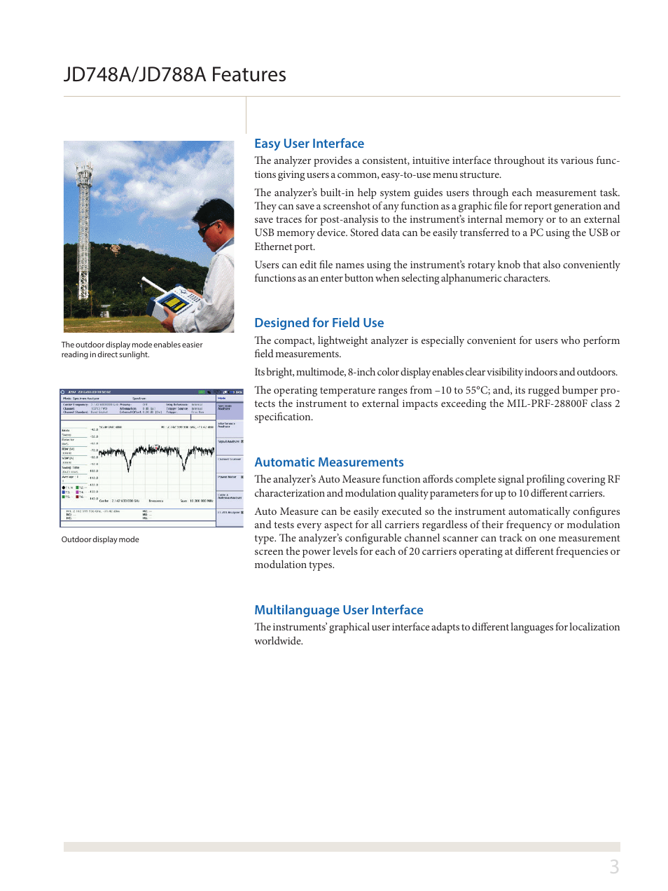 Atec JDSU-JD748A-JD788A User Manual | Page 3 / 24