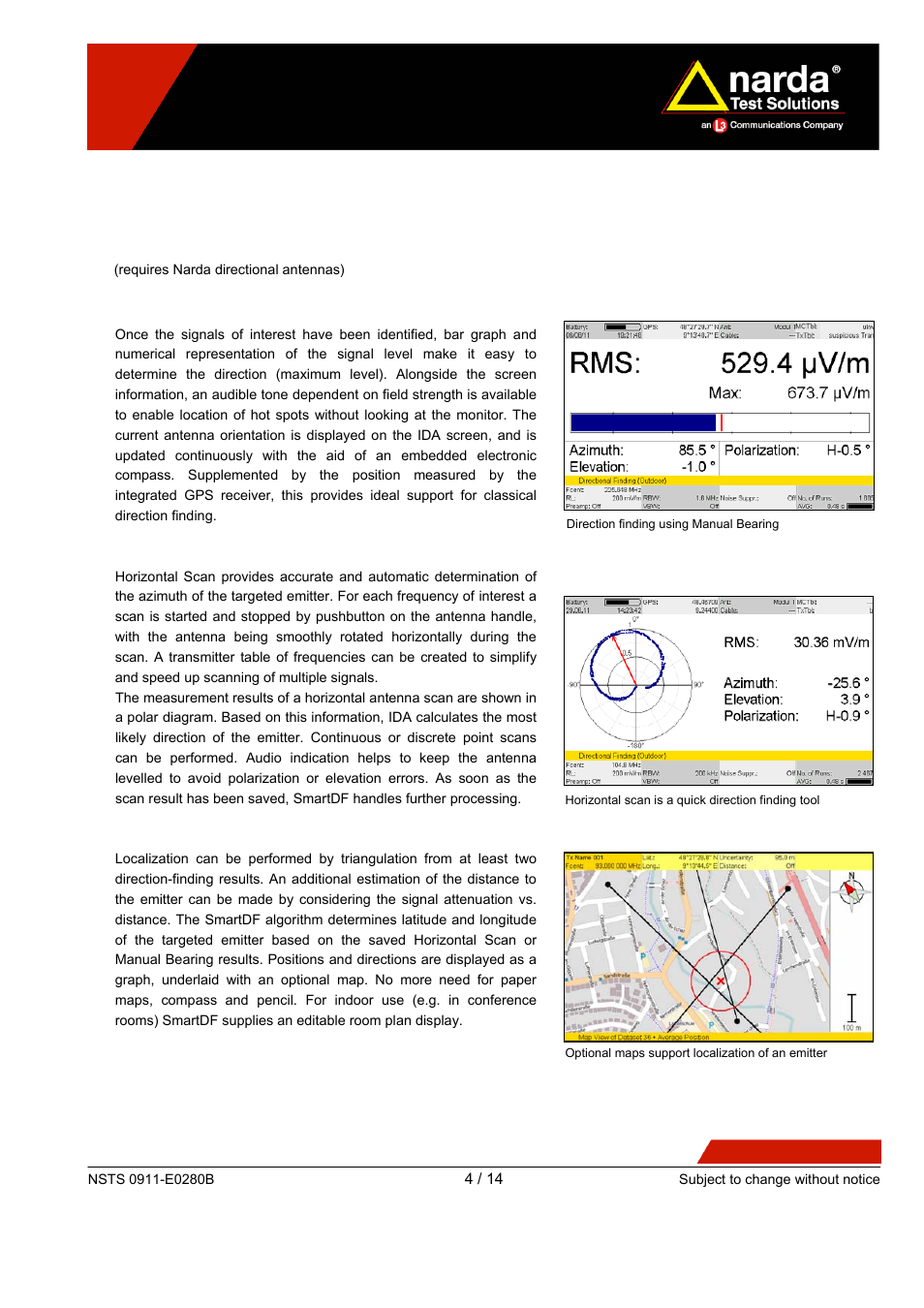 Direction finding | Atec Narda-IDA-3106 User Manual | Page 4 / 14