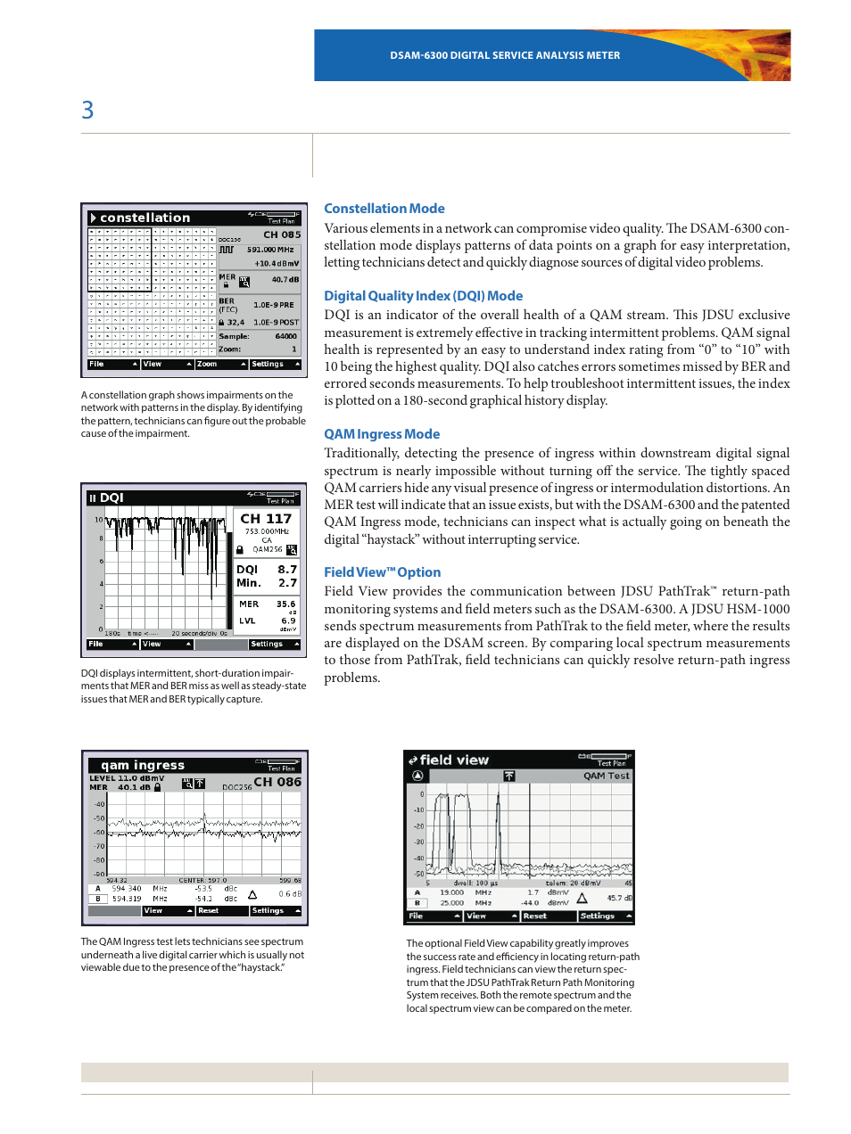Atec JDSU-DSM-6300 User Manual | Page 3 / 12