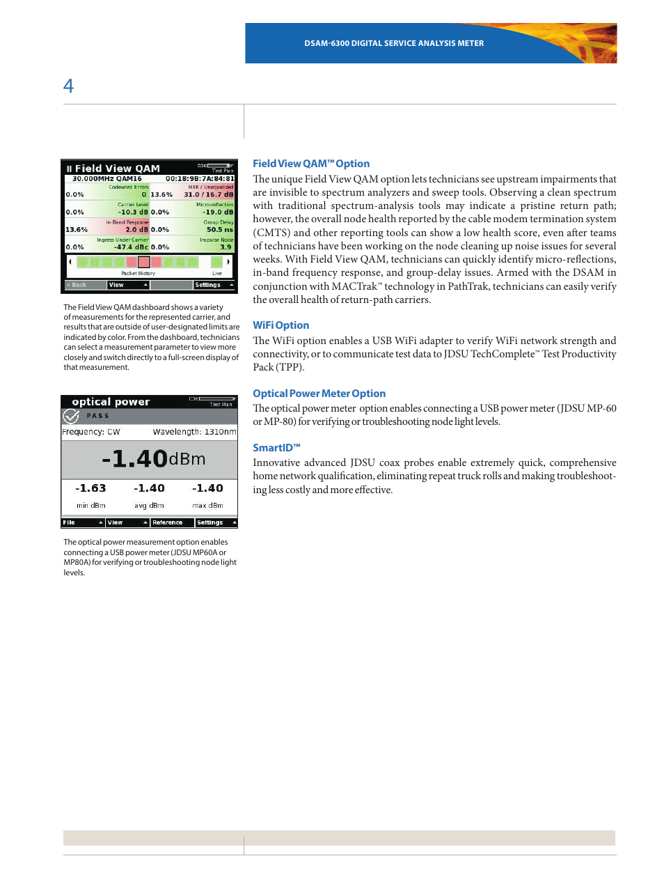 Atec JDSU-DSM-6300 User Manual | Page 4 / 12