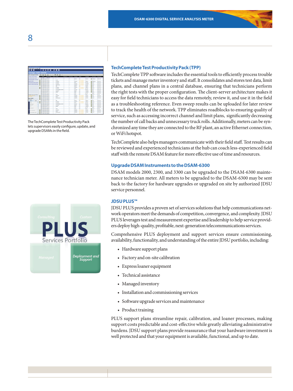 Atec JDSU-DSM-6300 User Manual | Page 8 / 12