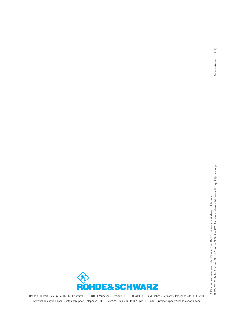 Atec Rohde-Schwarz-SFQ Series User Manual | Page 20 / 20