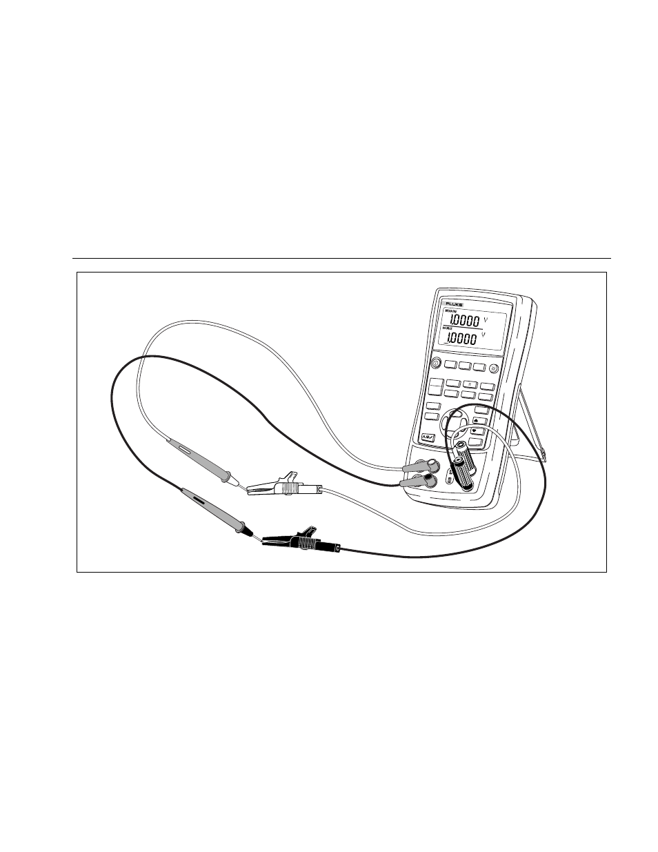 Temperature calibrator shut down mode, Figure 5. voltage-to-voltage test | Atec Fluke-724 User Manual | Page 25 / 56