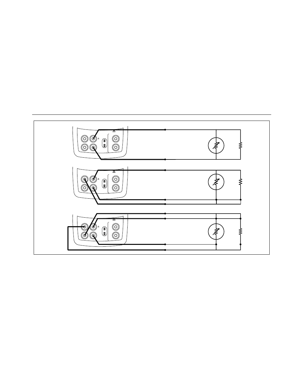 Temperature calibrator using measure mode, 2w 3w 4w, Resistance to be measured | Resistance to be measured rtd rtd rtd | Atec Fluke-724 User Manual | Page 35 / 56