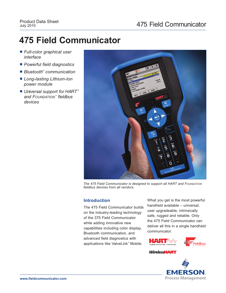 Atec Rosemount-Hart-475 User Manual | 8 pages