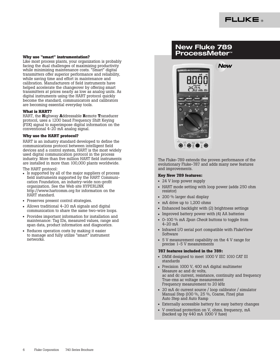 New fluke 789 processmeter | Atec Fluke-740 Series User Manual | Page 6 / 11