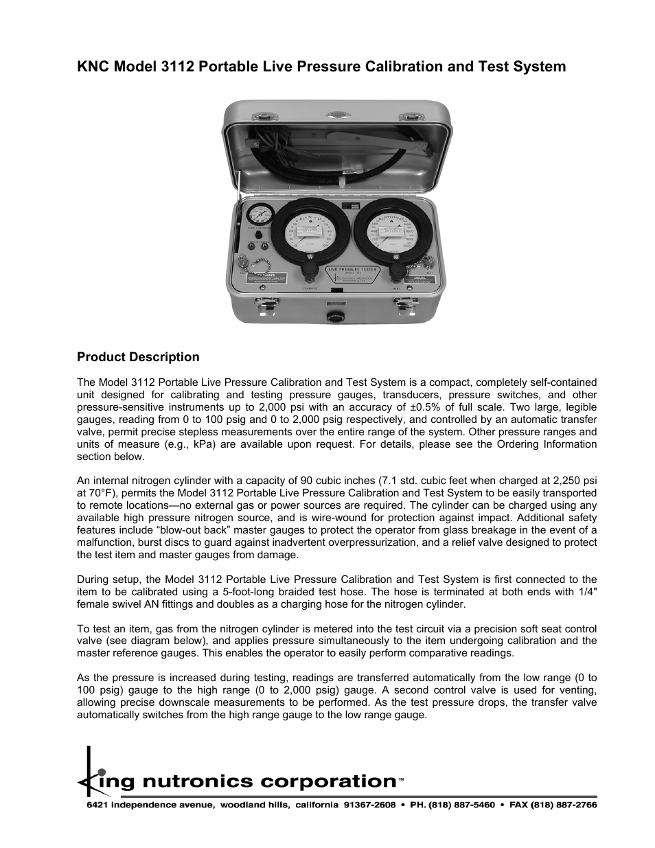 Atec King-Nutronics-3112 User Manual | 3 pages