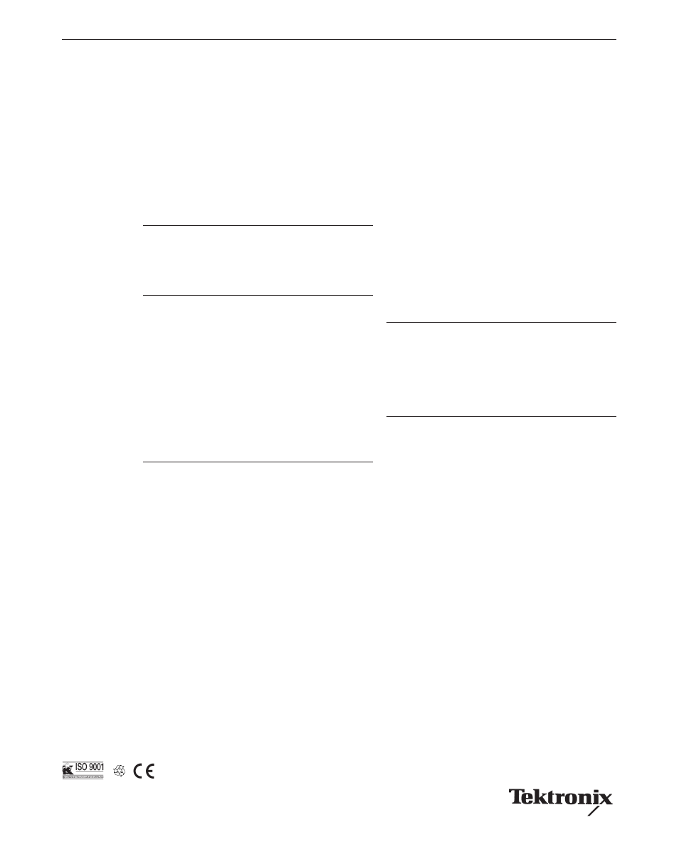 St2400a ordering information | Atec Tektronix-ST2400A User Manual | Page 8 / 8