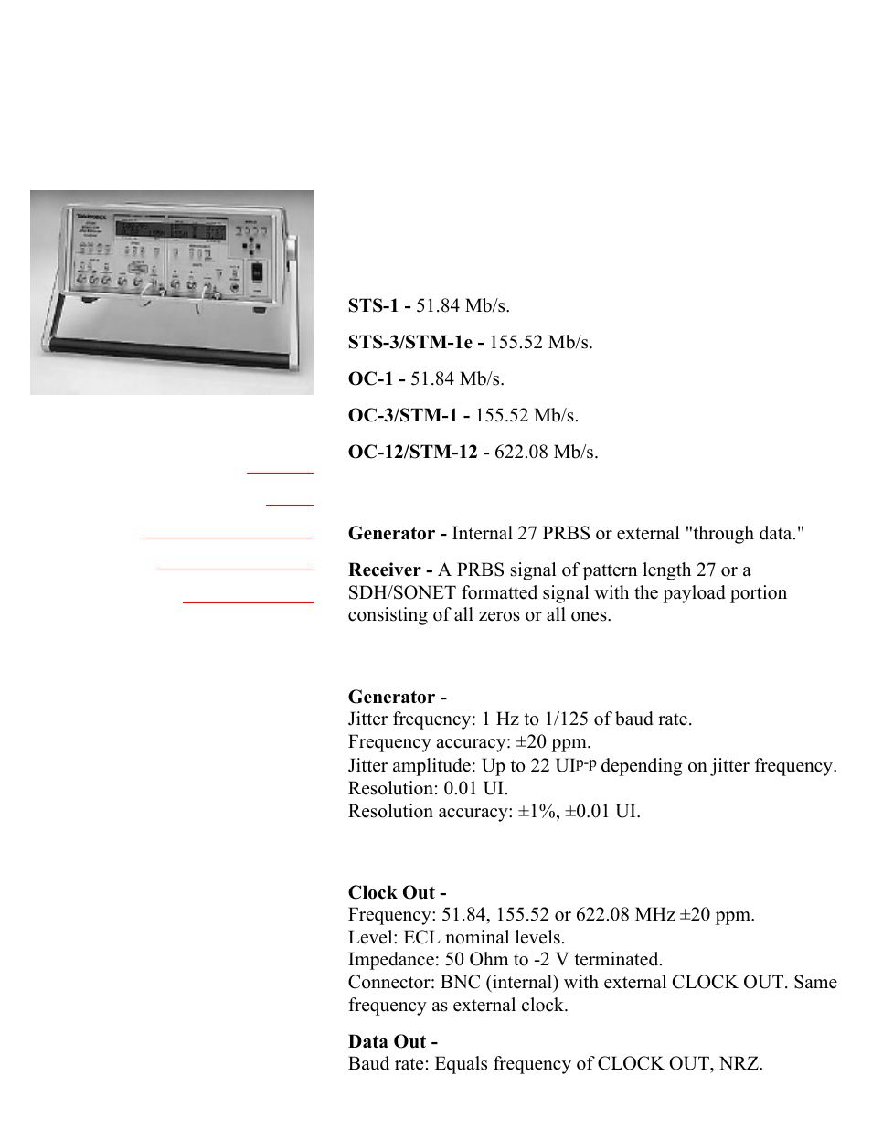 Atec Tektronix-SJ300E User Manual | 6 pages