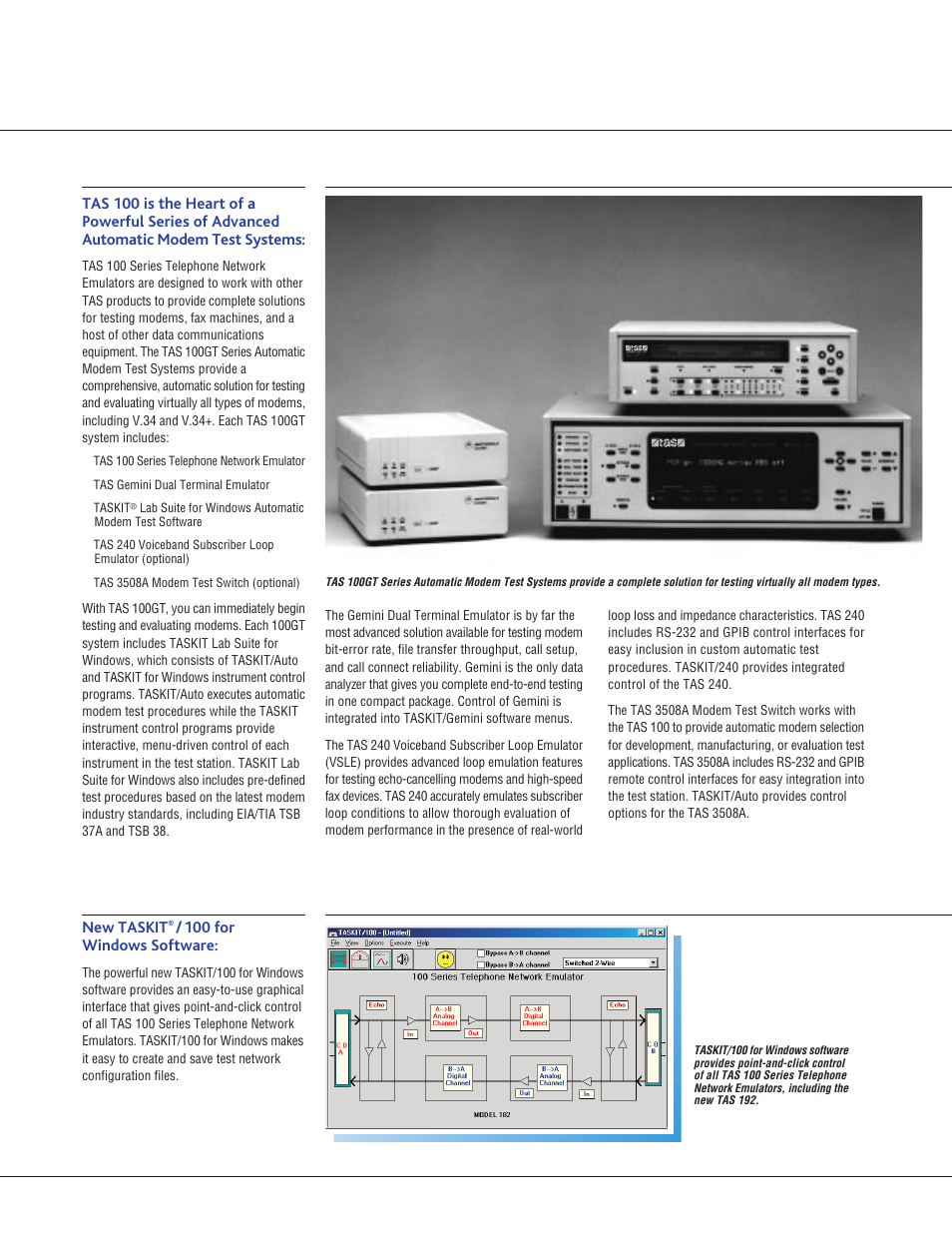 New taskit, 100 for windows software | Atec TAS-100 Series User Manual | Page 3 / 8