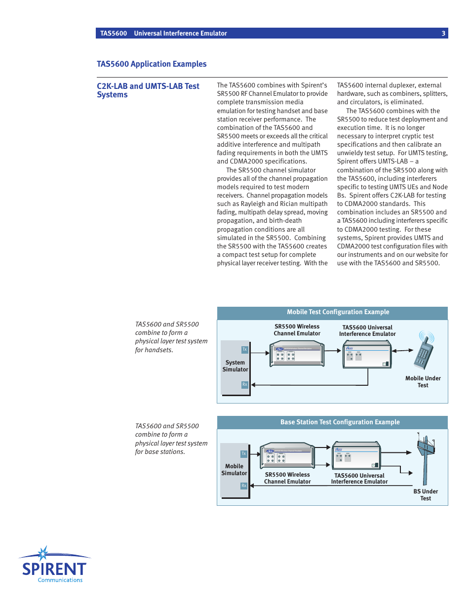 Atec Spirent-TAS5600 User Manual | Page 3 / 12