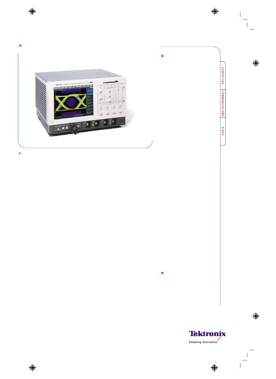 Atec TektronixCSA7404 User Manual | 12 pages