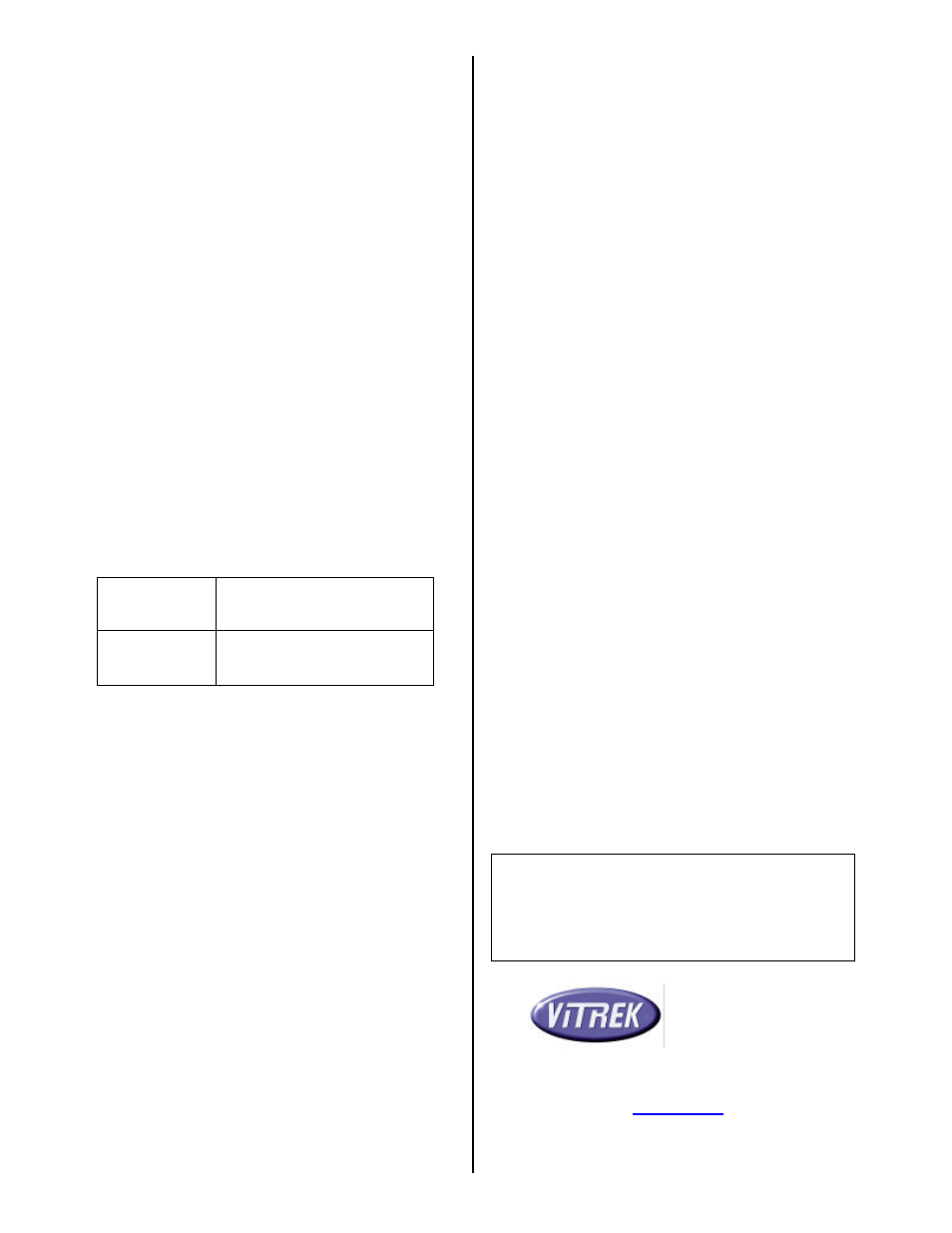 V4 performance specifications | Atec Vitrek-V4 User Manual | Page 2 / 2