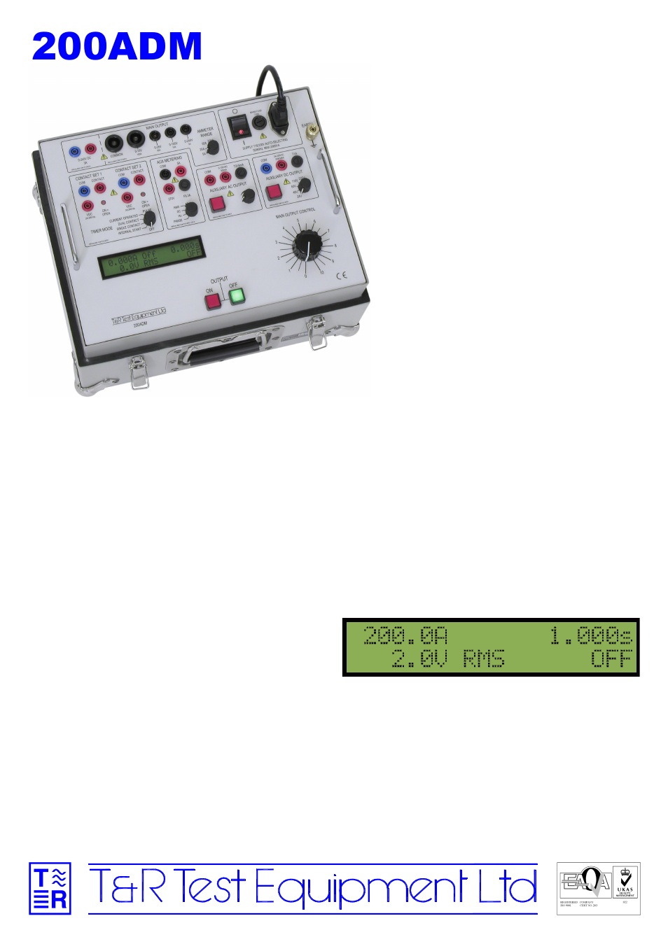 Atec T-R-200ADM User Manual | 2 pages