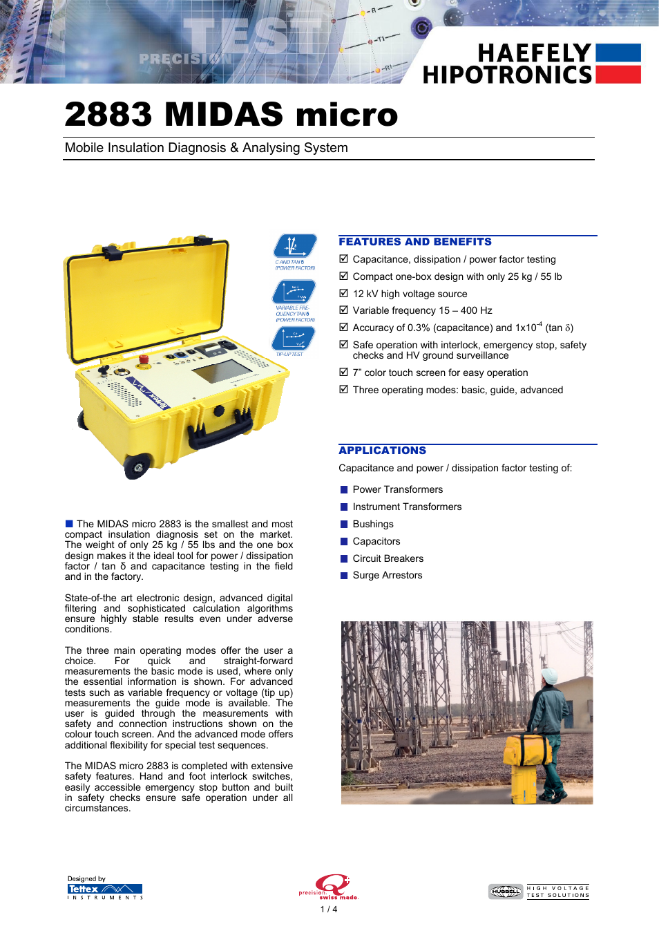 Atec Tettex-2883 User Manual | 4 pages