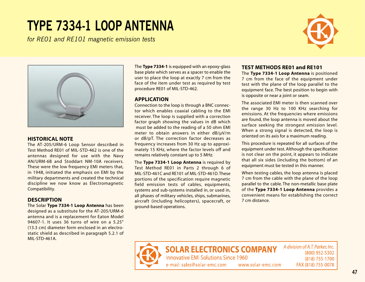 Atec Solar-Electronics-7334-1 User Manual | 2 pages