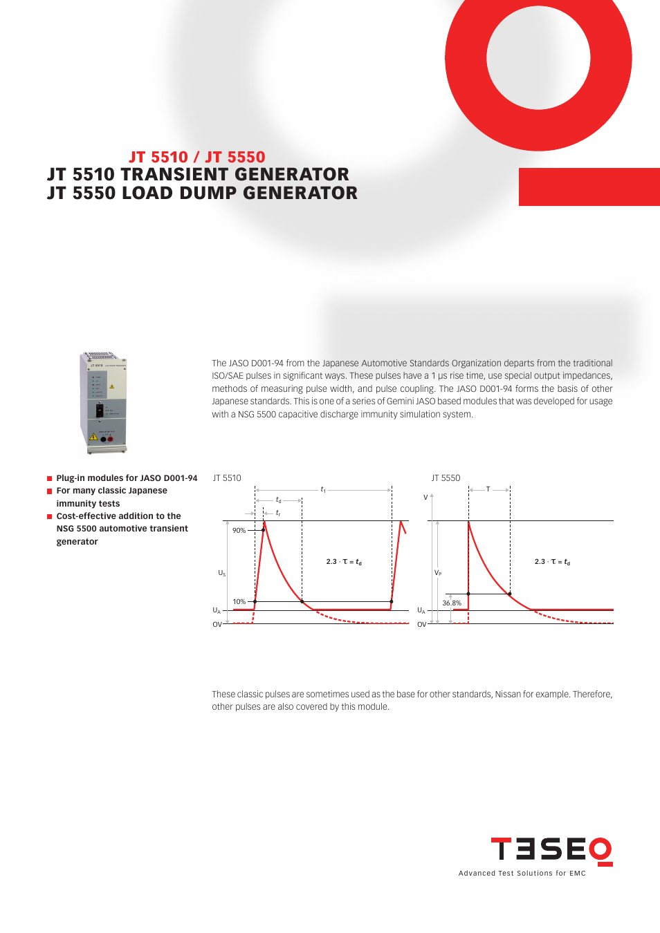 Atec Teseq-JT_5510-JT_5550 User Manual | 2 pages