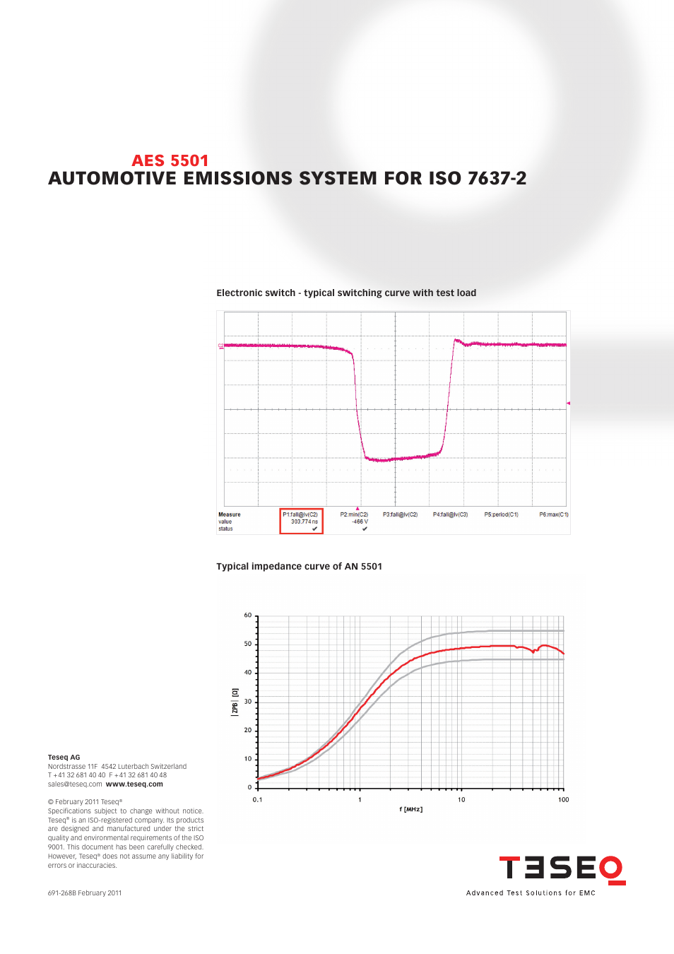 Aes 5501 | Atec Teseq-AES_5501 User Manual | Page 2 / 4