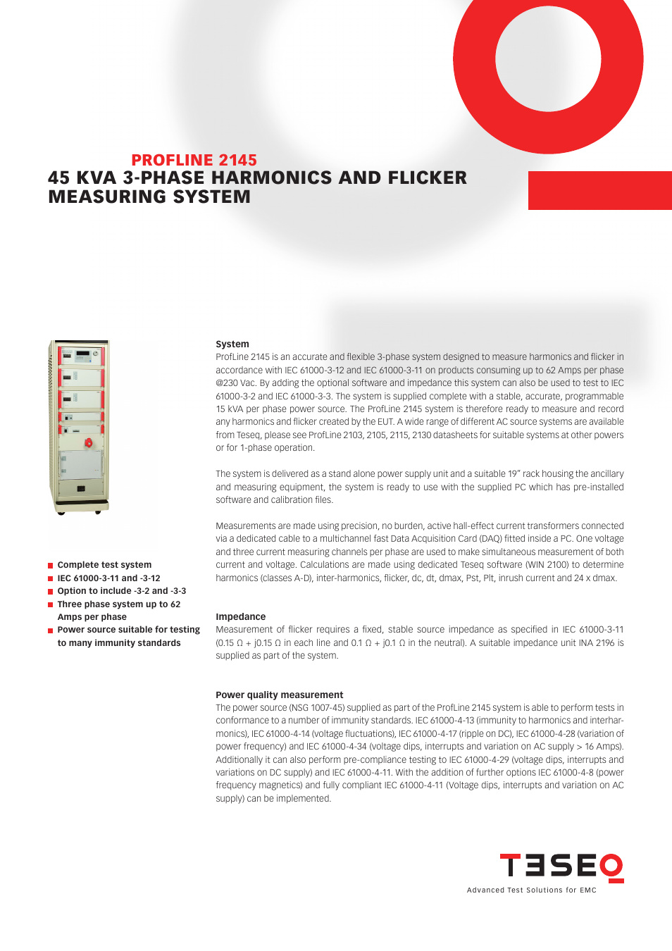 Atec Teseq-Schaffner-2145 User Manual | 4 pages