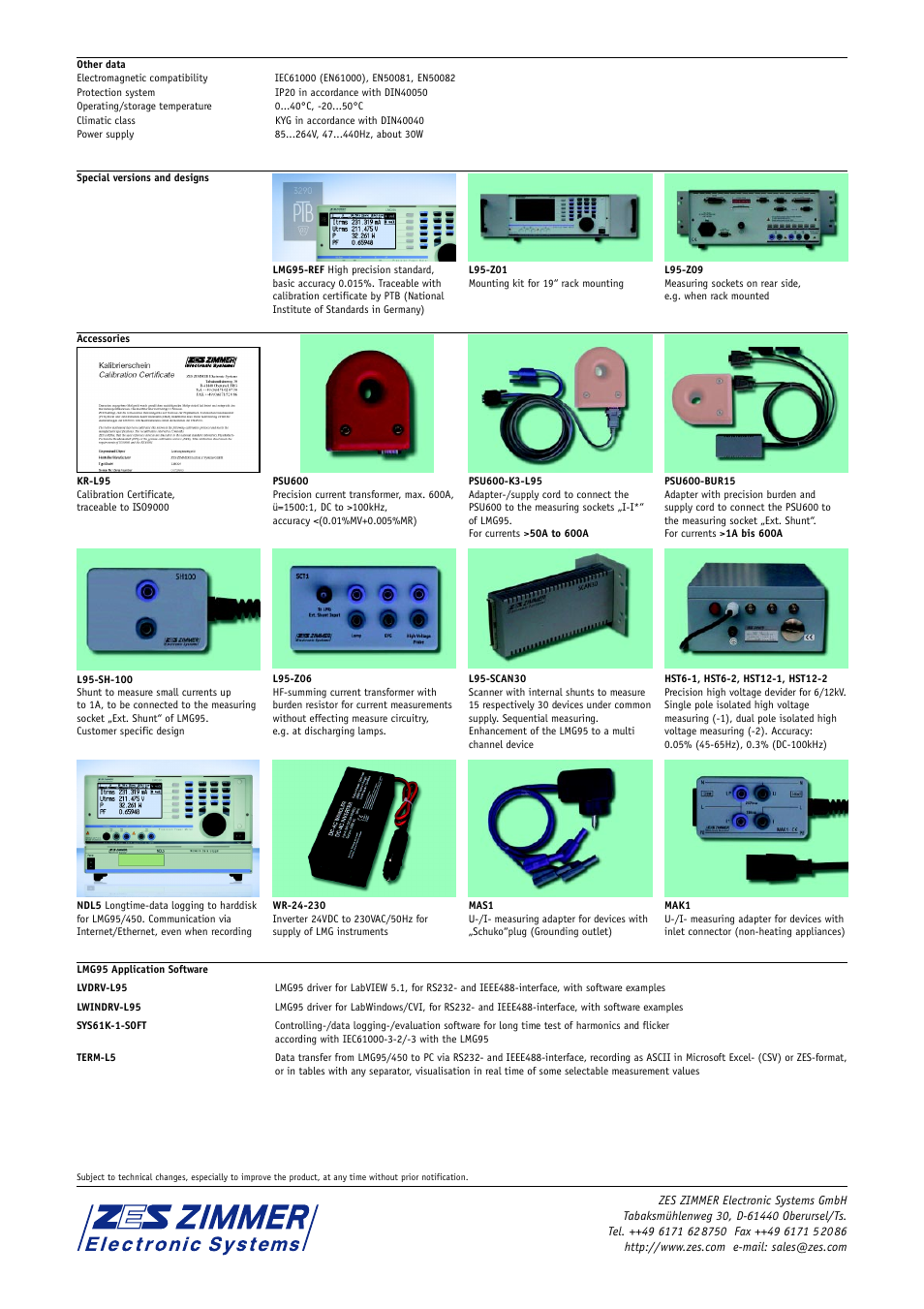 Atec Zimmer-Electronic-Systems-LMG95 User Manual | Page 6 / 6