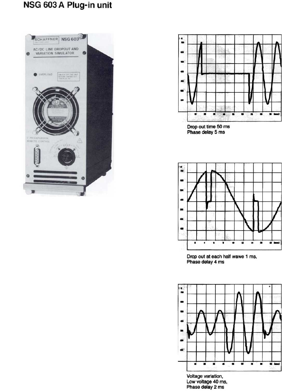 Atec Teseq-Schaffner-NSG600 User Manual | Page 5 / 8