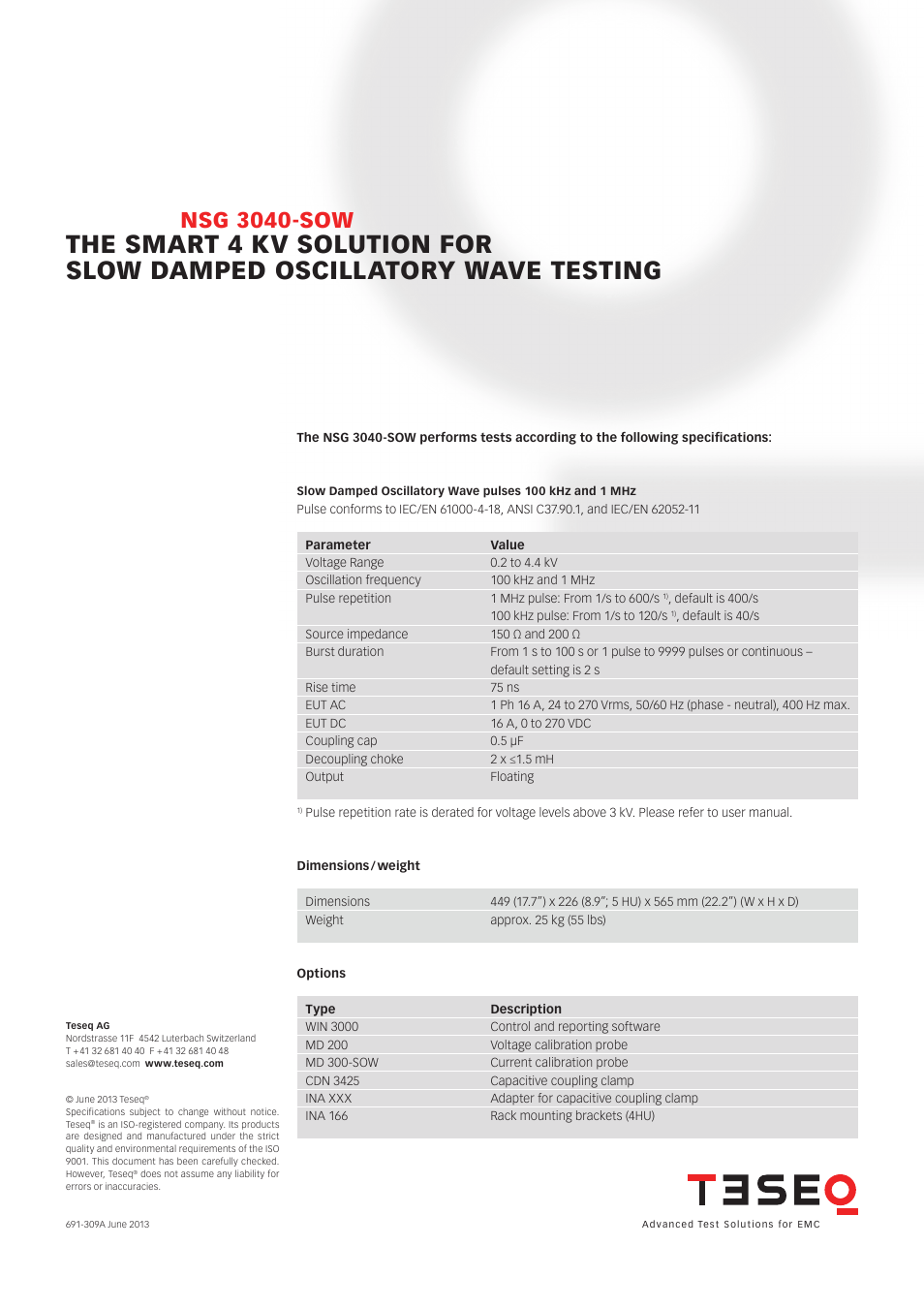 Nsg 3040-sow | Atec Teseq-NSG-3040-SOW User Manual | Page 2 / 2