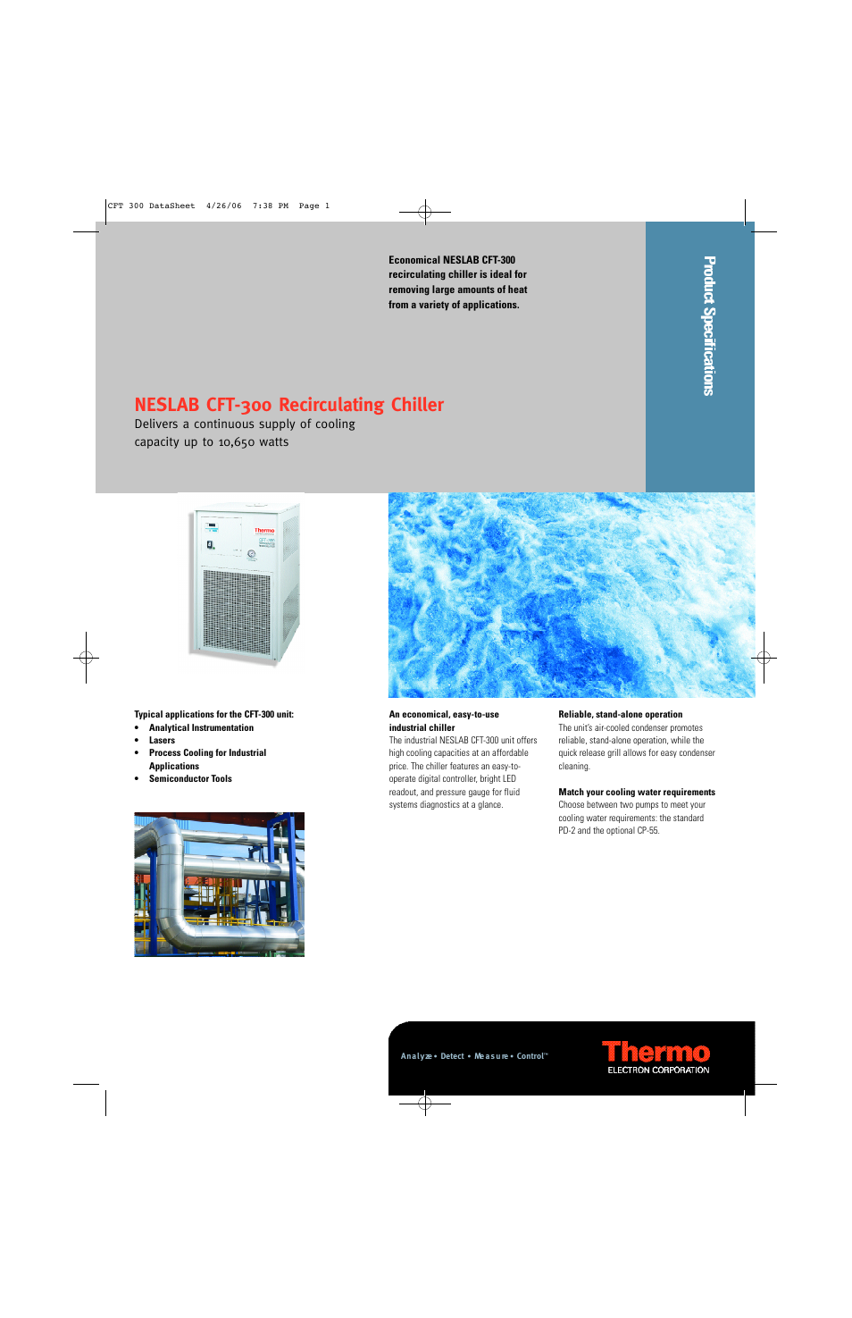 Atec Thermo-Neslab-CFT-300 User Manual | 2 pages