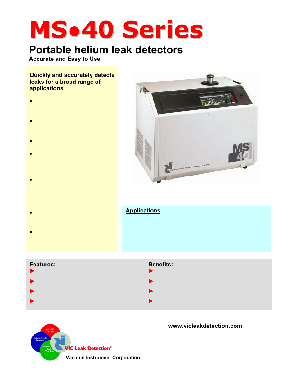 Atec VIC-MS-40 User Manual | 2 pages