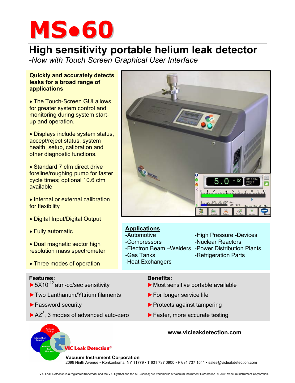 Atec VIC-MS-60 User Manual | 2 pages