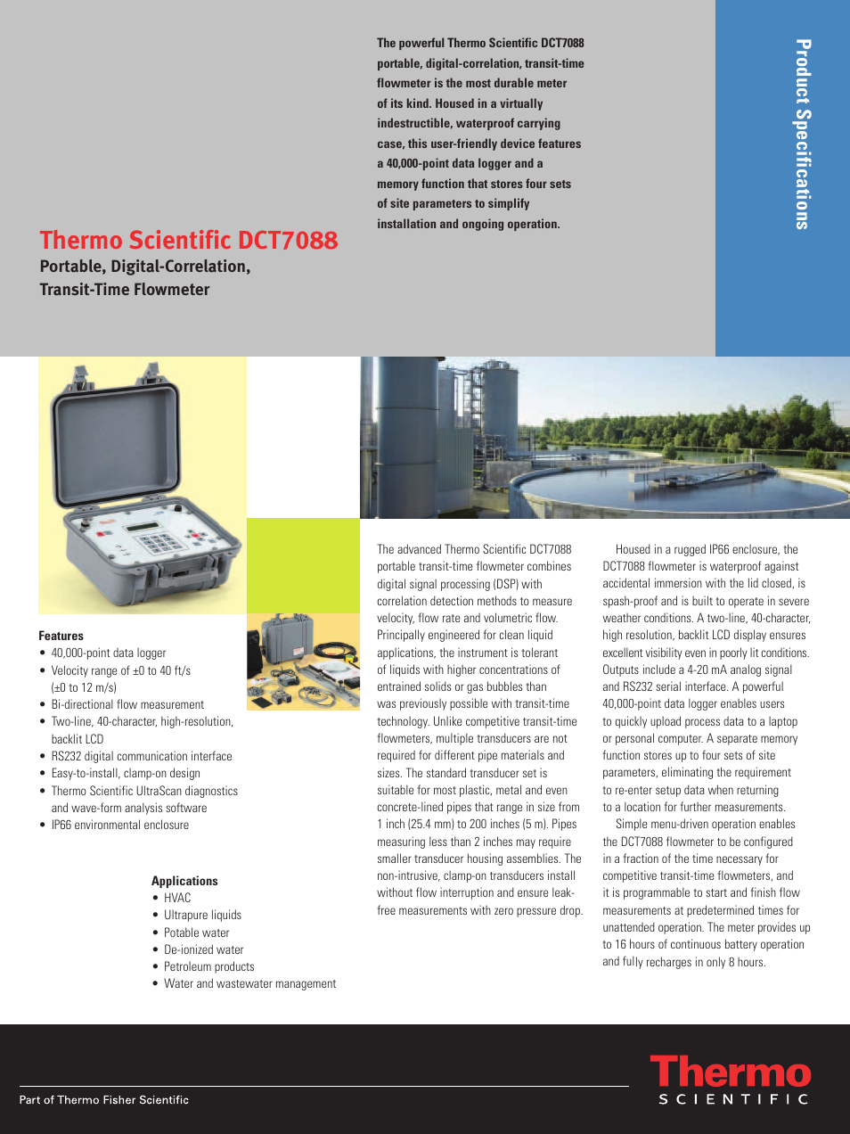 Atec Thermo Scientific-DCT7088 User Manual | 2 pages