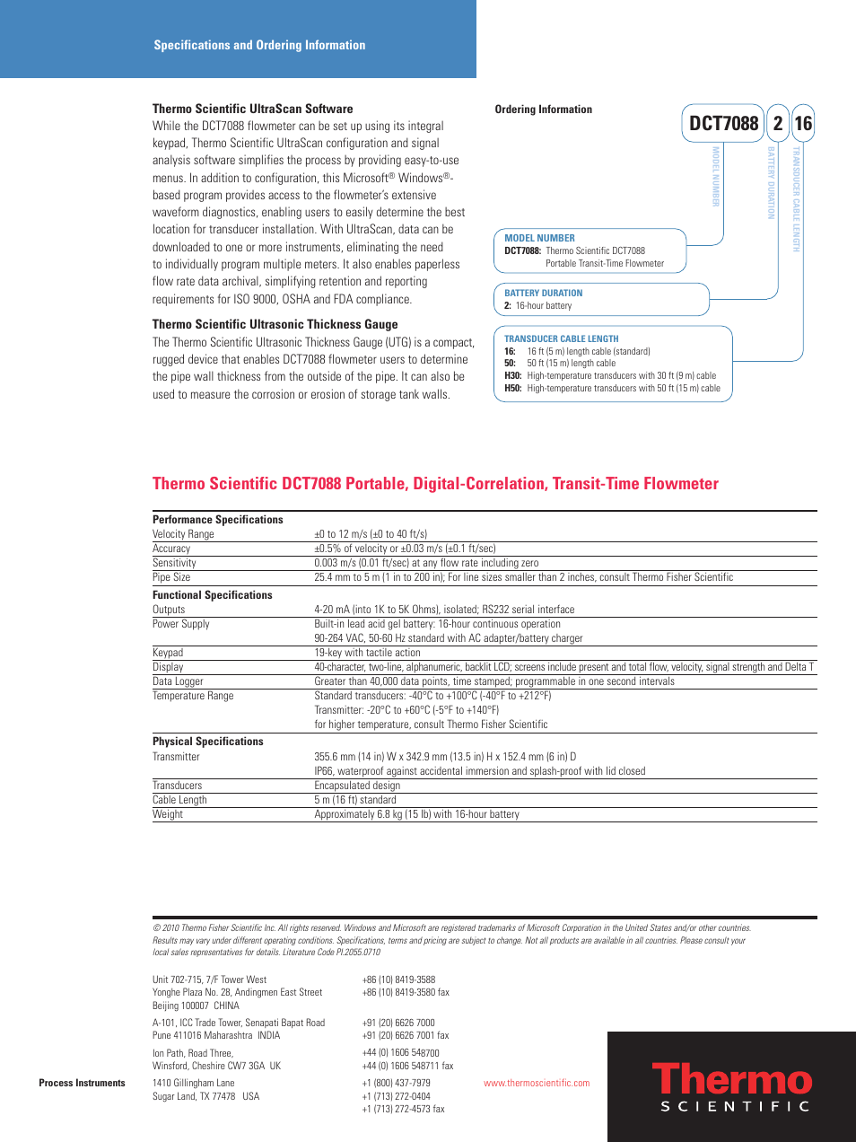 Atec Thermo Scientific-DCT7088 User Manual | Page 2 / 2