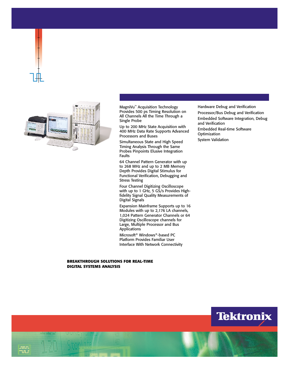 Atec Tektronix-TLA700 Series User Manual | 8 pages