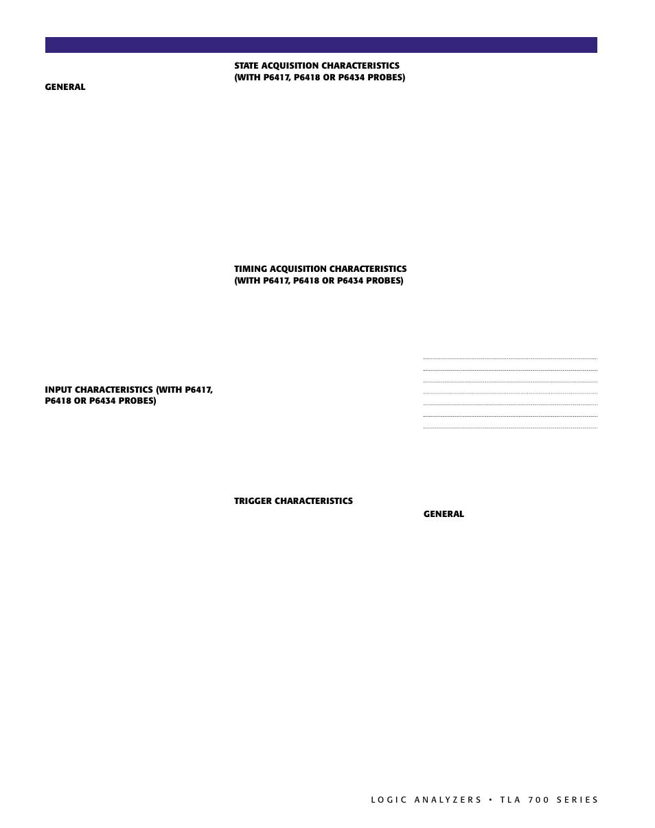 Logic analyzer modules, Pattern generator module | Atec Tektronix-TLA700 Series User Manual | Page 2 / 8