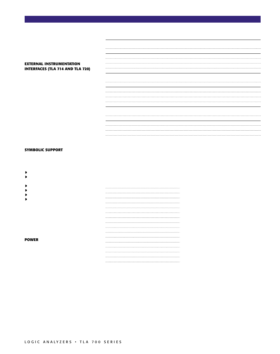 Environmental, Characteristics | Atec Tektronix-TLA700 Series User Manual | Page 5 / 8