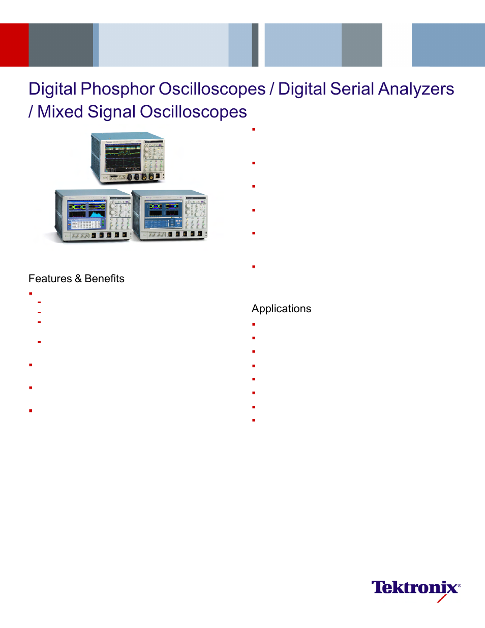 Atec Tektronix-MSO7000 Series User Manual | 28 pages