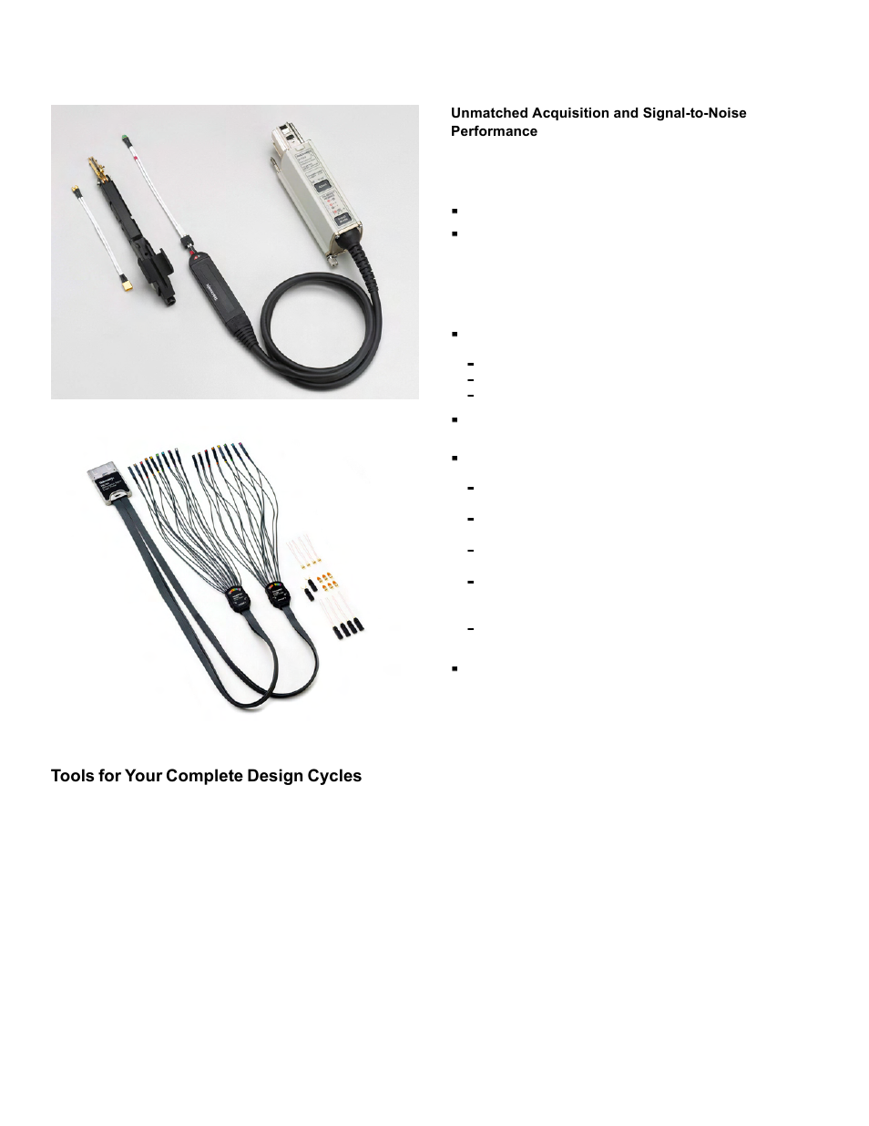 Tools for your complete design cycles, Data sheet | Atec Tektronix-MSO7000 Series User Manual | Page 2 / 28